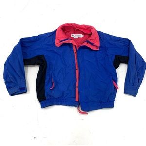 Vintage | Colombia Color Block | Xl blue and pink